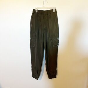 Alo yoga it girl green cargo jogger pants women's xs